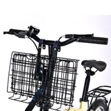 Maxbell Bike Handlebar Folding Wire Basket for Cat Carrier Easily Install Heavy Duty
