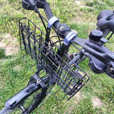 Maxbell Bike Handlebar Folding Wire Basket for Cat Carrier Easily Install Heavy Duty