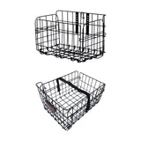 Maxbell Bike Handlebar Folding Wire Basket for Cat Carrier Easily Install Heavy Duty