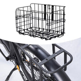 Maxbell Bike Handlebar Folding Wire Basket for Cat Carrier Easily Install Heavy Duty