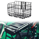 Maxbell Bike Handlebar Folding Wire Basket for Cat Carrier Easily Install Heavy Duty