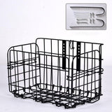 Maxbell Bike Handlebar Folding Wire Basket for Cat Carrier Easily Install Heavy Duty