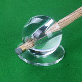 Maxbell Pool Ball Training Acrylic Sturdy Aiming Practice Tool Snooker Training Ball Hole 16mm Clear