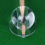 Maxbell Pool Ball Training Acrylic Sturdy Aiming Practice Tool Snooker Training Ball Hole 16mm Clear