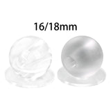 Maxbell Pool Ball Training Acrylic Sturdy Aiming Practice Tool Snooker Training Ball Hole 16mm Clear
