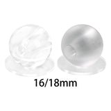 Maxbell Pool Ball Training Acrylic Sturdy Aiming Practice Tool Snooker Training Ball Hole 16mm Clear