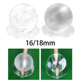 Maxbell Pool Ball Training Acrylic Sturdy Aiming Practice Tool Snooker Training Ball Hole 16mm Clear