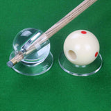 Maxbell Pool Ball Training Acrylic Sturdy Aiming Practice Tool Snooker Training Ball Hole 16mm Clear