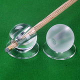 Maxbell Pool Ball Training Acrylic Sturdy Aiming Practice Tool Snooker Training Ball Hole 16mm Clear