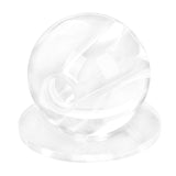Maxbell Pool Ball Training Acrylic Sturdy Aiming Practice Tool Snooker Training Ball Hole 16mm Clear