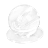 Maxbell Pool Ball Training Acrylic Sturdy Aiming Practice Tool Snooker Training Ball Hole 16mm Clear