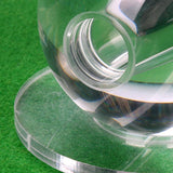Maxbell Pool Ball Training Acrylic Sturdy Aiming Practice Tool Snooker Training Ball Hole 16mm Clear