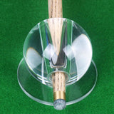 Maxbell Pool Ball Training Acrylic Sturdy Aiming Practice Tool Snooker Training Ball Hole 16mm Clear
