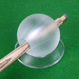 Maxbell Pool Ball Training Acrylic Sturdy Aiming Practice Tool Snooker Training Ball Hole 16mm Frosted