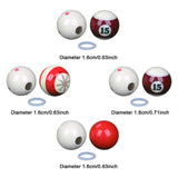 Maxbell Billiards Training Aid Skill Improvement Acrylic with Hole Portable Que Ball Chinese Hole 16mm A