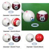 Maxbell Billiards Training Aid Skill Improvement Acrylic with Hole Portable Que Ball Chinese Hole 16mm A