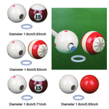 Maxbell Billiards Training Aid Skill Improvement Acrylic with Hole Portable Que Ball Chinese Hole 16mm A