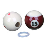 Maxbell Billiards Training Aid Skill Improvement Acrylic with Hole Portable Que Ball Chinese Hole 16mm A