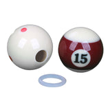 Maxbell Billiards Training Aid Skill Improvement Acrylic with Hole Portable Que Ball Chinese Hole 16mm A