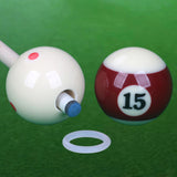 Maxbell Billiards Training Aid Skill Improvement Acrylic with Hole Portable Que Ball Chinese Hole 16mm A