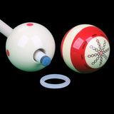 Maxbell Billiards Training Aid Skill Improvement Acrylic with Hole Portable Que Ball Chinese Hole 16mm B