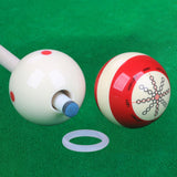 Maxbell Billiards Training Aid Skill Improvement Acrylic with Hole Portable Que Ball Chinese Hole 16mm B