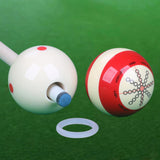Maxbell Billiards Training Aid Skill Improvement Acrylic with Hole Portable Que Ball Chinese Hole 16mm B