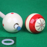 Maxbell Billiards Training Aid Skill Improvement Acrylic with Hole Portable Que Ball Chinese Hole 16mm B