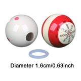 Maxbell Billiards Training Aid Skill Improvement Acrylic with Hole Portable Que Ball Chinese Hole 16mm B