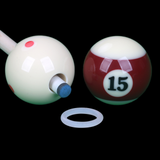 Maxbell Billiards Training Aid Skill Improvement Acrylic with Hole Portable Que Ball Chinese Hole 18mm