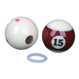 Maxbell Billiards Training Aid Skill Improvement Acrylic with Hole Portable Que Ball Chinese Hole 18mm