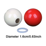 Maxbell Billiards Training Aid Skill Improvement Acrylic with Hole Portable Que Ball English Hole 16mm