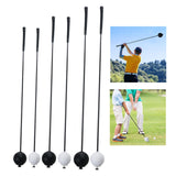 Maxbell Golf Swing Trainer Lightweight Training Aid for Improve Strength Flexibility 1m Black