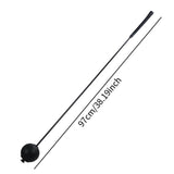 Maxbell Golf Swing Trainer Lightweight Training Aid for Improve Strength Flexibility 1m Black