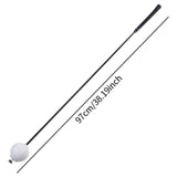 Maxbell Golf Swing Trainer Lightweight Training Aid for Improve Strength Flexibility 1m White