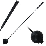 Maxbell Golf Swing Trainer Lightweight Training Aid for Improve Strength Flexibility 1.15m Black