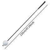 Maxbell Golf Swing Trainer Lightweight Training Aid for Improve Strength Flexibility 1.2m White