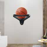 Maxbell Wall Mounted Basketball Holder Durability Practical Sturdy Sports Ball Shelf