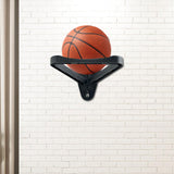 Maxbell Wall Mounted Basketball Holder Durability Practical Sturdy Sports Ball Shelf