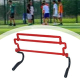 Maxbell Agility Training Hurdle Portable for Jumping Indoor Outdoor Workout Football Red