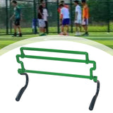 Maxbell Agility Training Hurdle Portable for Jumping Indoor Outdoor Workout Football Green