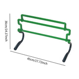 Maxbell Agility Training Hurdle Portable for Jumping Indoor Outdoor Workout Football Green