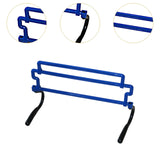 Maxbell Agility Training Hurdle Portable for Jumping Indoor Outdoor Workout Football Blue