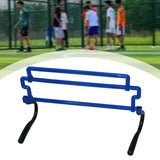 Maxbell Agility Training Hurdle Portable for Jumping Indoor Outdoor Workout Football Blue