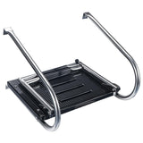 Maxbell 2 Steps Boat Ladder Swim Ladder Accessories Anti Slip Premium Folding Ladder Black