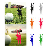 Maxbell Golf Cigar Holder Clip Accessories Gear Ball Marker for Party Golfer Outdoor black