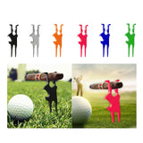 Maxbell Golf Cigar Holder Clip Accessories Gear Ball Marker for Party Golfer Outdoor black