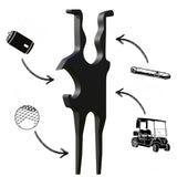Maxbell Golf Cigar Holder Clip Accessories Gear Ball Marker for Party Golfer Outdoor black