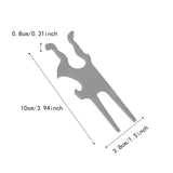 Maxbell Golf Cigar Holder Clip Accessories Gear Ball Marker for Party Golfer Outdoor gray