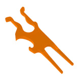 Maxbell Golf Cigar Holder Clip Accessories Gear Ball Marker for Party Golfer Outdoor orange